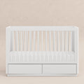 Babyletto Bento 3-in-1 Convertible Storage Crib with Toddler Bed Conversion Kit