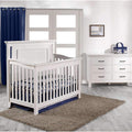 Pali Como Flat Forever Crib + Double Dresser Set