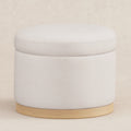 Babyletto Naka Storage Ottoman in Eco-Performance Fabric | Water Repellent & Stain Resistant